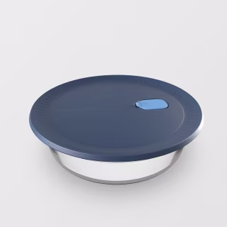 Tupperware Voila™ Glass Round Food Storage Container