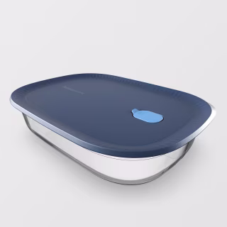 Tupperware Voila™ Glass XL Rectangular Food Storage Container