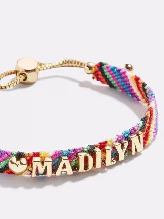 BaubleBar Woven Custom Friendship Bracelet