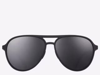Goodr Operation Blackout Polarized Aviator Sunglasses