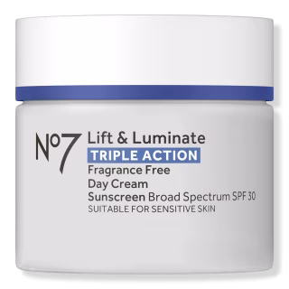 No7 Lift & Luminate Triple Action Fragrance Free Day Cream
