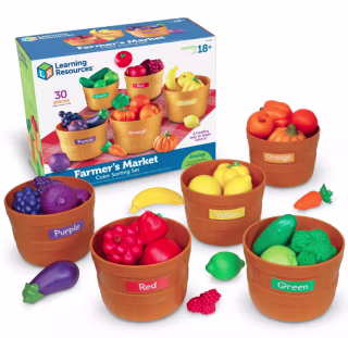 Learning Resources Farmer’s Market Color Sorting Set