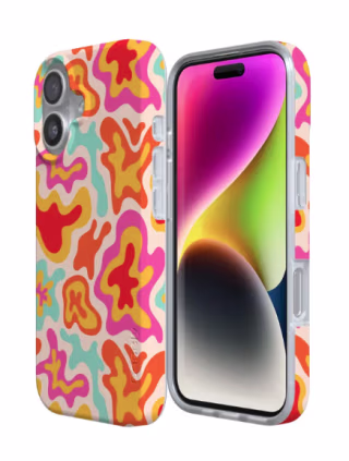 Casely Tropical Color Splash Abstract Retro Case