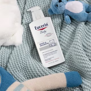 Eucerin Baby Unscented Baby Shampoo and Body Wash