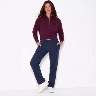 Wild Fable Slim Fit Straight Mid-Rise Sweatpants