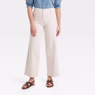 Universal Thread High-Rise Sailor Wide Leg Ankle Jeans
