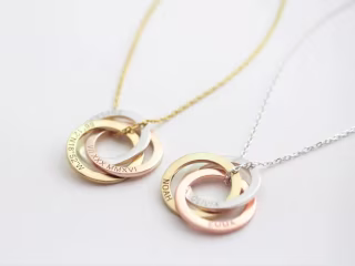 Etsy Personalized Family Necklace