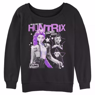 Juniors KPop Demon Hunters Huntrix Rumi Sweatshirt