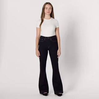 Amazon Essentials High Stretch High-Rise Flare Jean