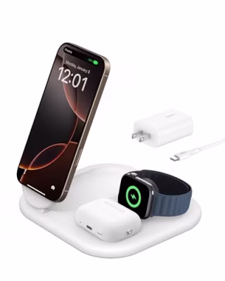 Belkin BoostCharge 3-in-1 Magnetic Foldable Wireless Charger
