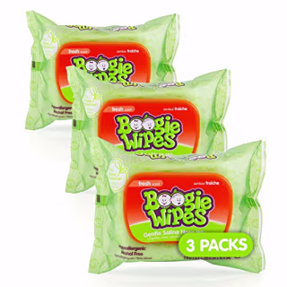 Boogie Wipes Gentle Wet Wipes for Baby and Kids (Pack of 3)