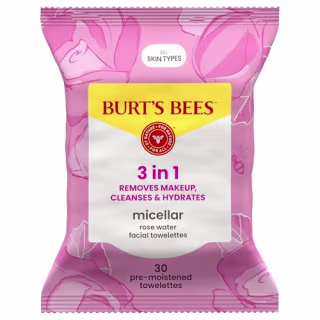 Burt’s Bees Micellar Rose Water Facial Towelettes