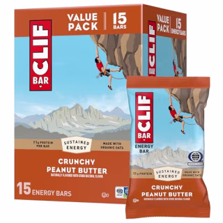CLIF Bar Crunchy Peanut Butter Protein Bars