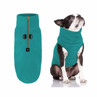 Gooby Half Zip Up Fleece Vest