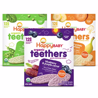 Happy Baby Organics Teether Variety Pack (Pack of 3)