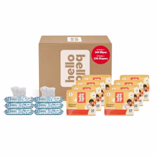 Hello Bello Mega Surprise Pack, Size 1 (8-12 lbs)