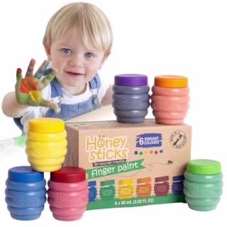 Honeysticks Non Toxic Finger Paint