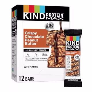 Kind Protein Max Crispy Chocolate Peanut Butter Snack Bars