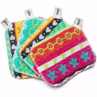 Skoy Scrub 4-Pack Reusable Non-Scratching Dish Scrubber