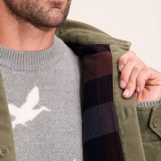 Woolrich x Target Olive Men's Twill Shacket