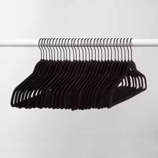 Brightroom Suit Flocked Hangers (30 Pack)