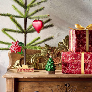 John Derian for Target Glass Poinsettia Ornament