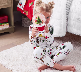 Pottery Barn Kids Dr Seuss's "The Grinch" Family Pajamas