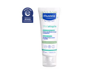 Mustela Stelatopia Emollient Face Cream For Baby Eczema