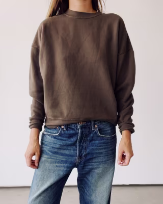 The Hey Gang The Boxy Sweatshirt Mud