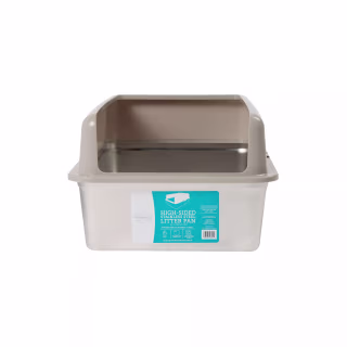 Exquisicat High-Sided Stainless Steel Litter Box