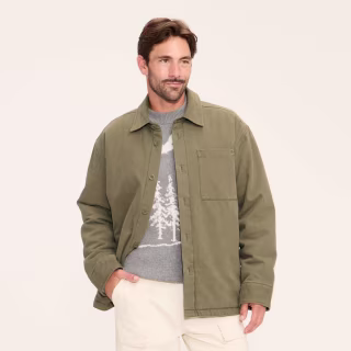 Woolrich x Target Olive Men's Twill Shacket