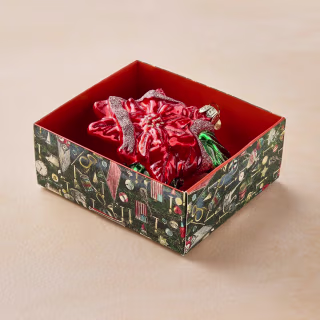 John Derian for Target Glass Poinsettia Ornament