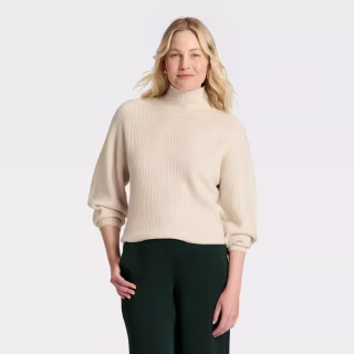 A New Day Funnel Pullover Sweater