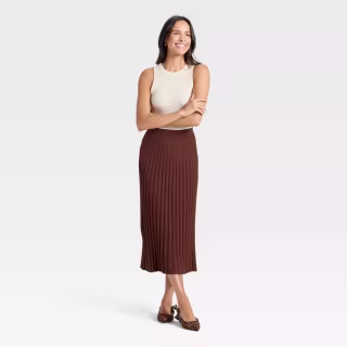 A New Day Ribbed Mini Sweater Skirt