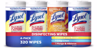 Lysol Disinfecting Wipes Bundle (4-Pack)