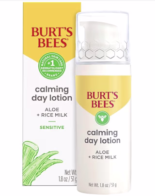 Burt's Bees Calming Day Face Lotion With Aloe and Rice Milk