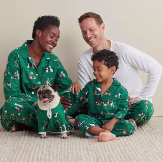 The Company Store Family Flannel Button-Down Pajama Set