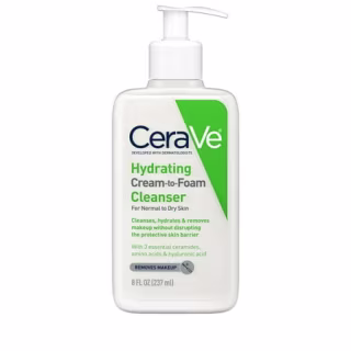 Cerave Hydrating Cream to Foam Cleanser