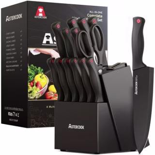 Astercook 14pc Kitchen Knife Set