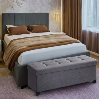 Ledrem Storage Ottoman Bench