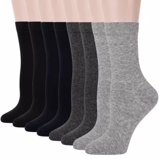 Loritta Women's Crew Socks (8 Pairs)