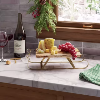 Threshold Sleigh Figural Serving Board