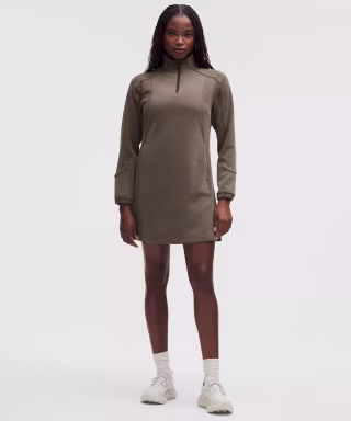 Lululemon Softstreme Half-Zip Mini Dress