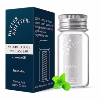 Better & Better Natural Floss in Glass Jar
