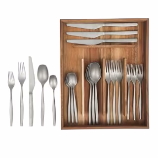 Bloomhouse 20 Piece Stone Washed Flatware