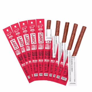 Chomps Original Beef Jerky Snack Sticks 10-Pack