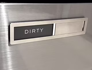 Kubik Letters Clean/Dirty Magnet for Dishwasher