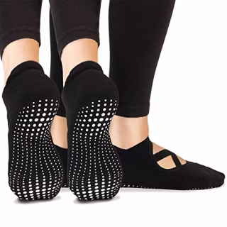 La Active Non Slip Yoga Grip Socks