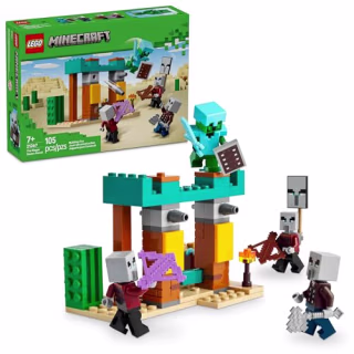 LEGO Minecraft The Illager Desert Patrol Toy Figures and Playset