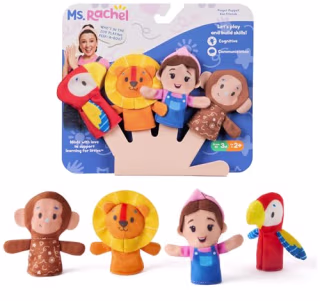 Ms. Rachel Finger Puppets Zoo Friends